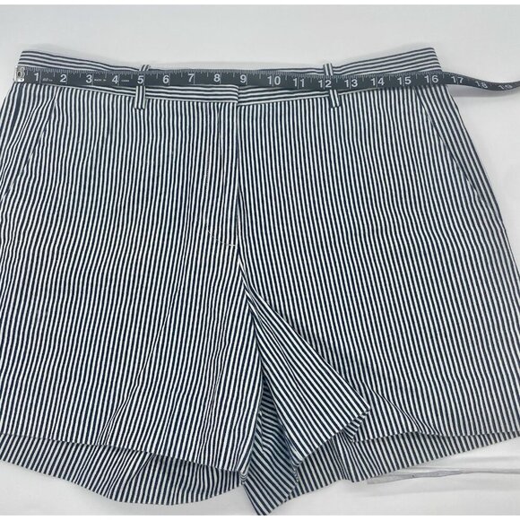 GAP Blue White Striped Shorts Sz 8 4" Inseam Summer Beach Nautical Casual Travel - Picture 5 of 6